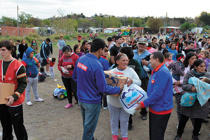 Solidaridad en todo el país
