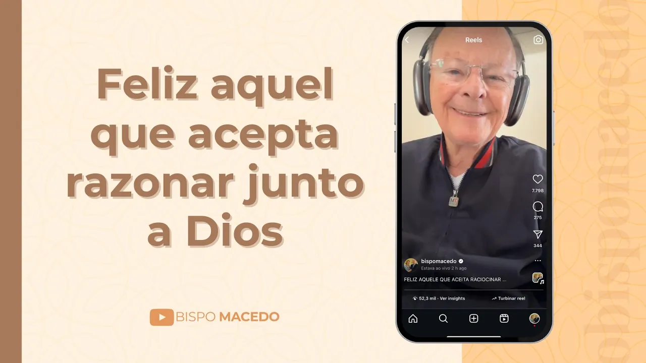 Feliz aquel que acepta razonar junto a Dios