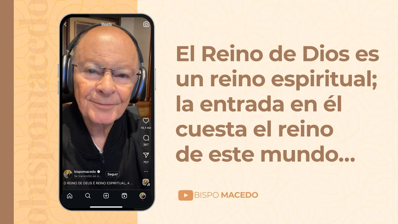 El Reino de Dios es un reino espiritual; la entrada en él cuesta el reino de este mundo…