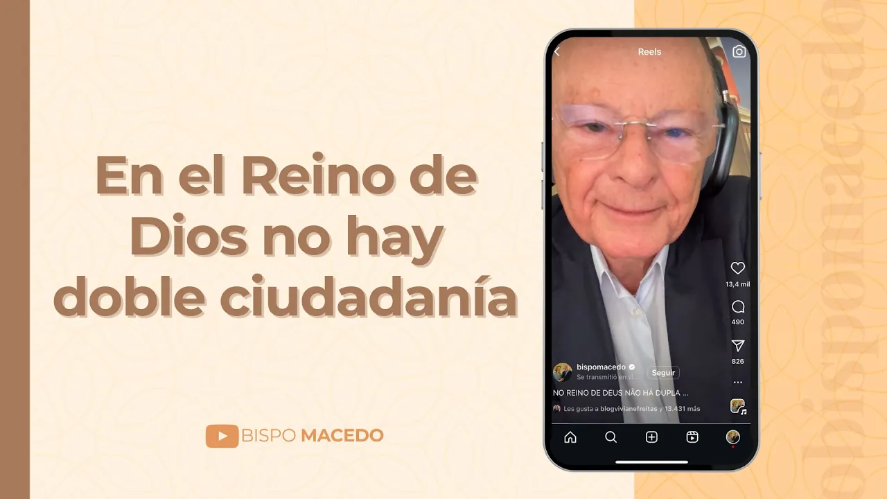 En el Reino de Dios no hay doble ciudadanía
