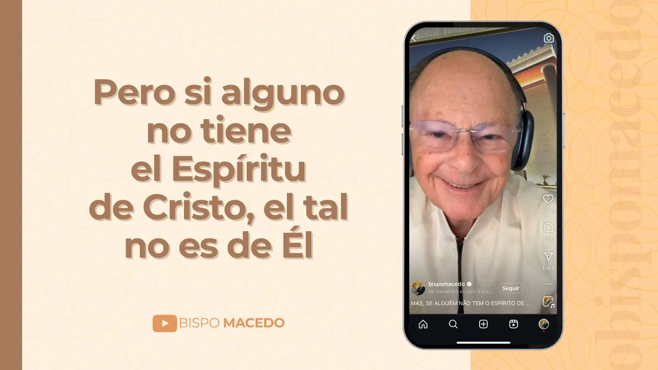 Pero si alguno no tiene el Espíritu de Cristo, el tal no es de Él
