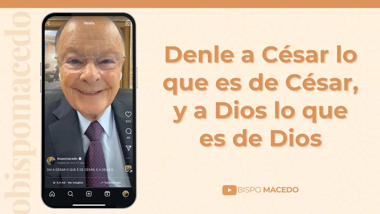 Denle a César lo que es de César, y a Dios lo que es de Dios