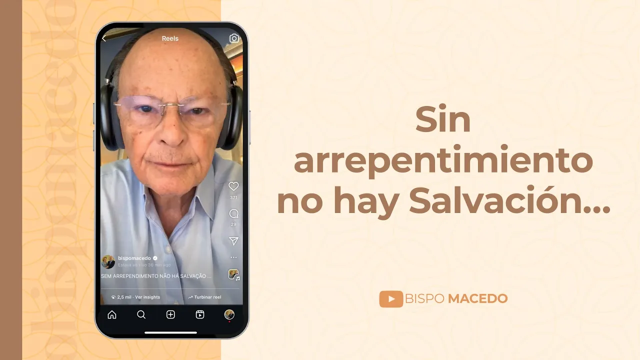 Sin arrepentimiento no hay Salvación…