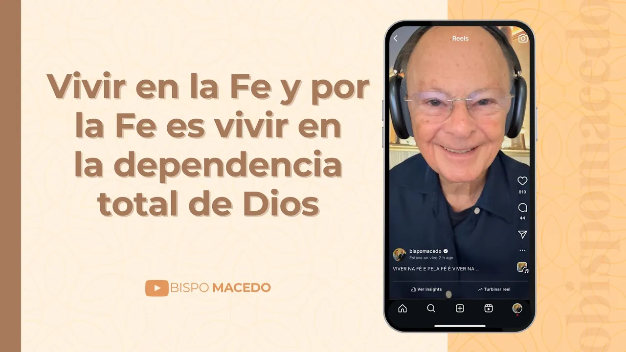 Vivir en la Fe y por la Fe es vivir en la dependencia total de Dios
