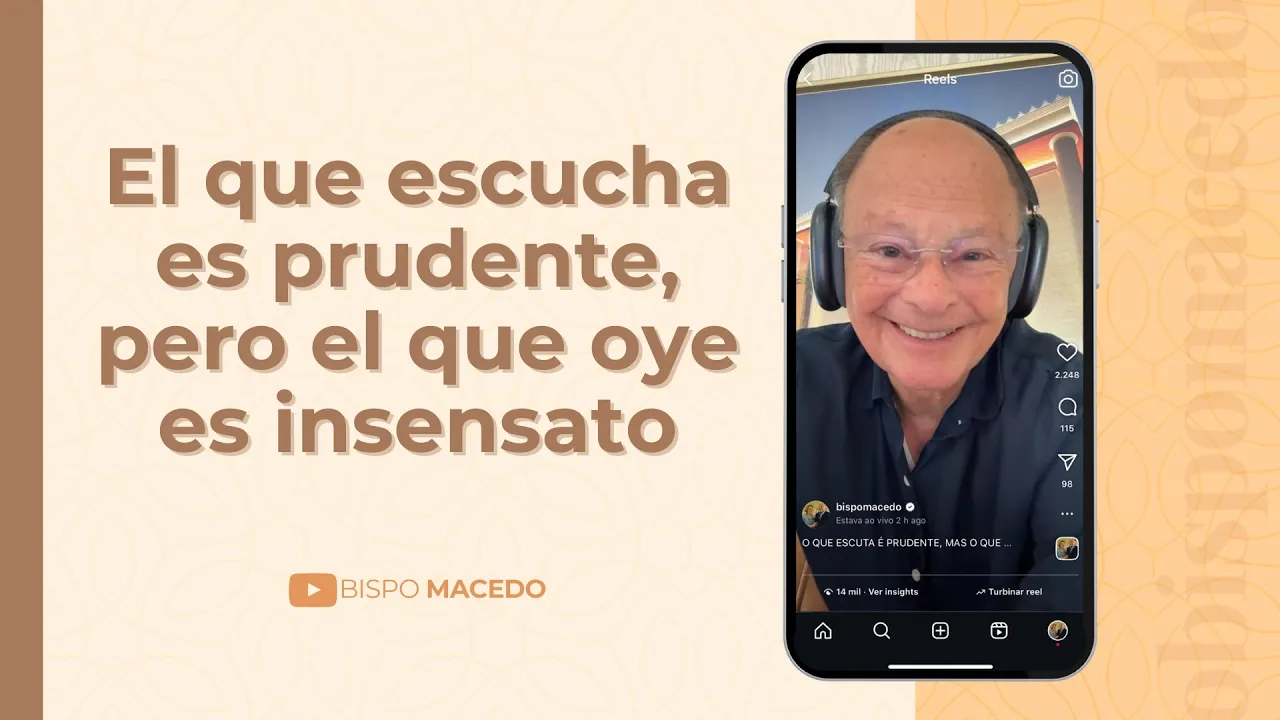 El que escucha es prudente, pero el que oye es insensato