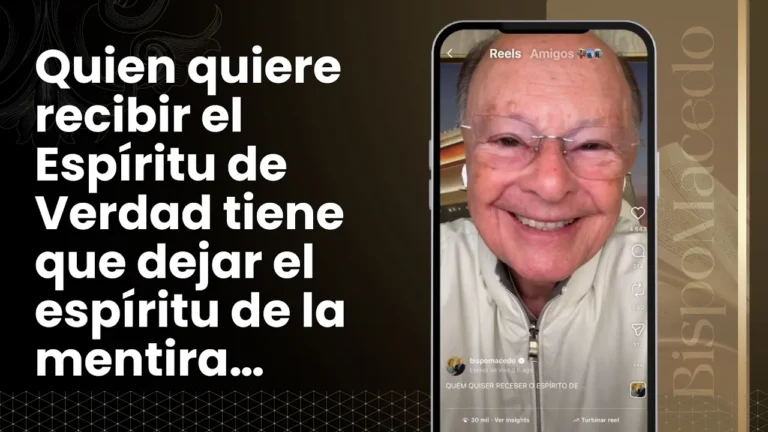 Quien quiere recibir el Espíritu de Verdad tiene que dejar el espíritu de la mentira…