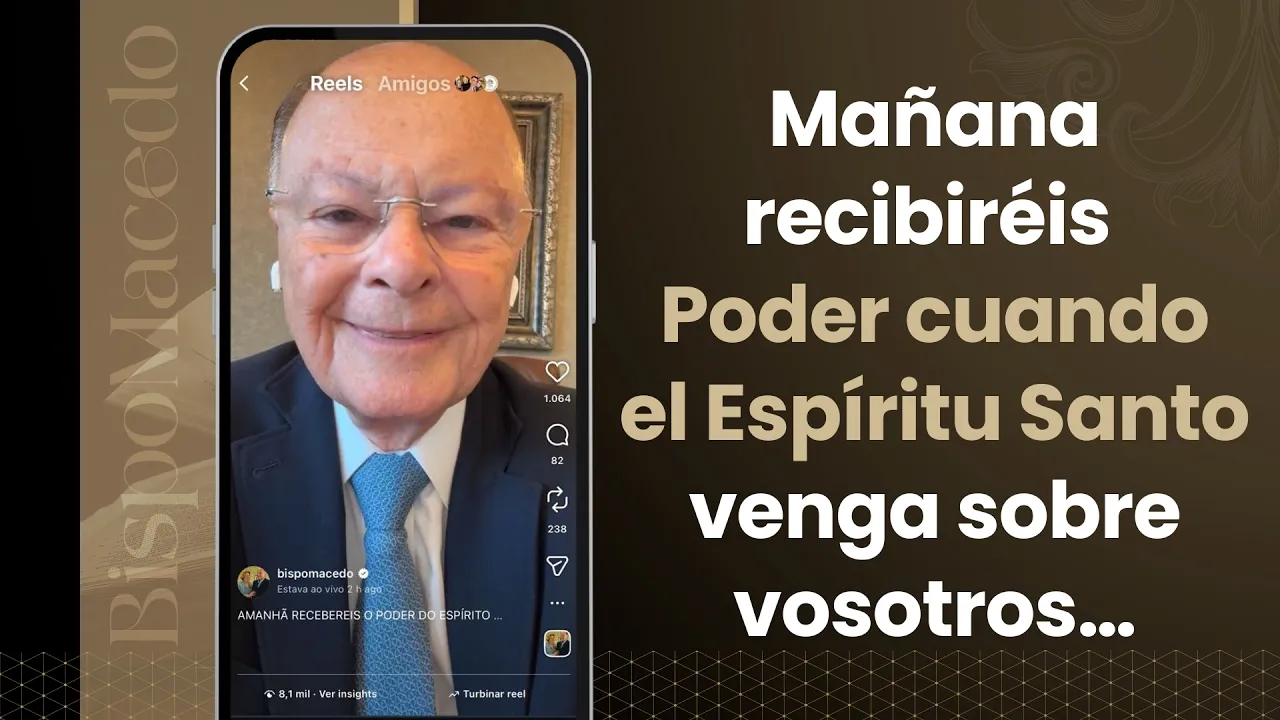 Mañana recibiréis Poder cuando el Espíritu Santo venga sobre vosotros…