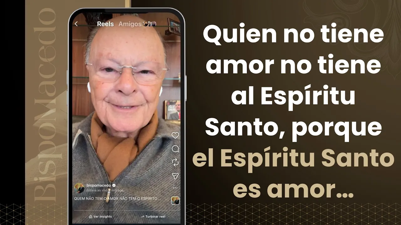 Quien no tiene amor no tiene al Espíritu Santo, porque el Espíritu Santo es amor…