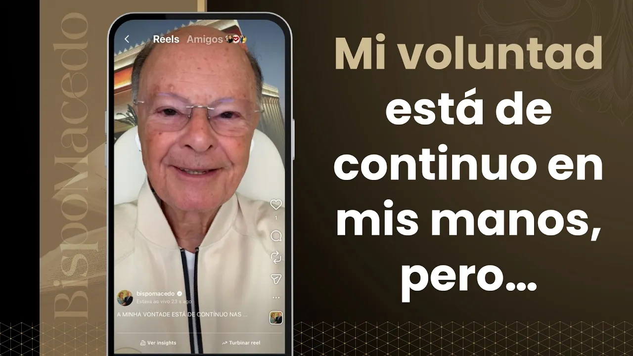 Mi voluntad está de continuo en mis manos, pero…